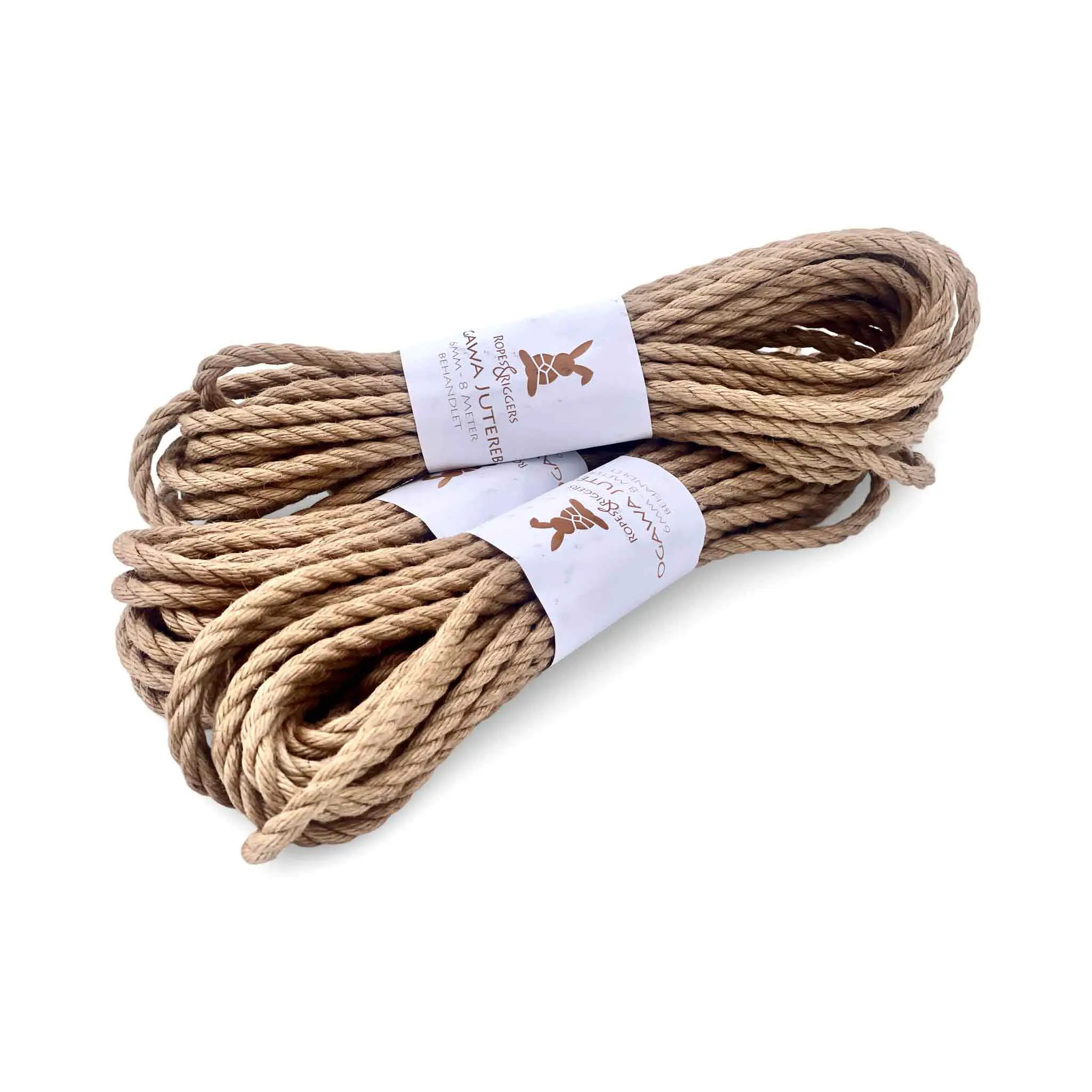3 Rebs Sæt med Ogawa Jute reb, 6 mm og 8 meter.