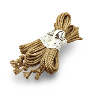 3 Rebs Sæt med Signatur Asanawa Jute reb, 6 mm og 8 meter.
